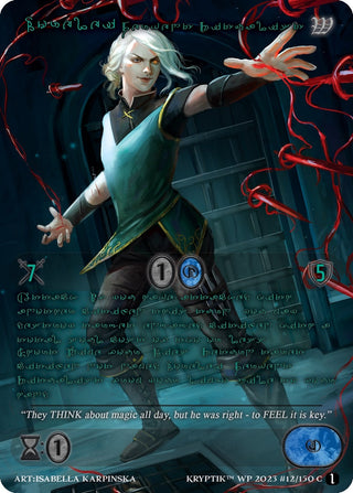Lorelei Fervent Ritualist (Green Kryptik Language) (12) - Kryptik TCG Single