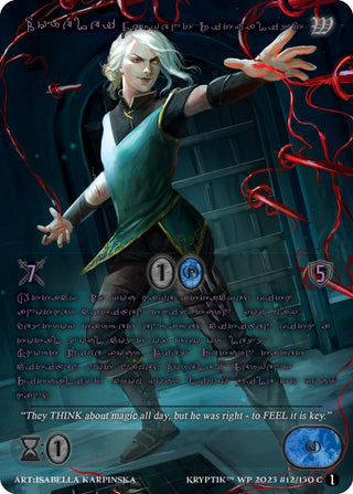 Lorelei Fervent Ritualist (Purple Kryptik Language) (12) - Kryptik TCG Single