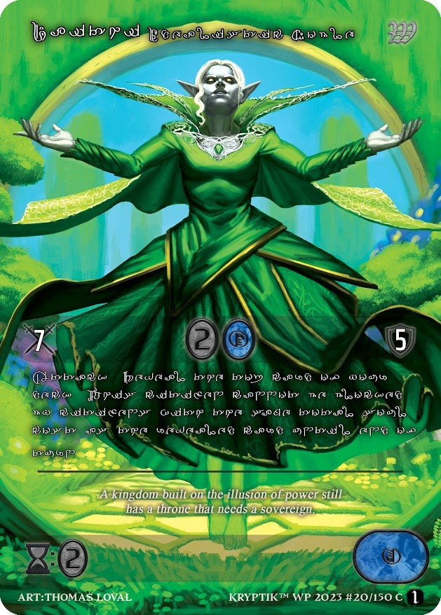 Daithi Idealistic Noble (Silver Kryptik Language) (20) - Kryptik TCG Single