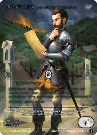 Weiland Dubious Deputy (Green Kryptik Language) (14) - Kryptik TCG Single