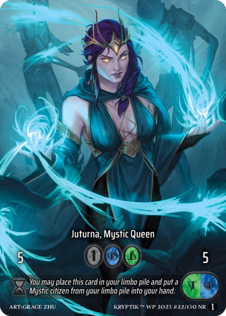 Juturna Mystic Queen (Box Topper) (22) - Kryptik TCG Single