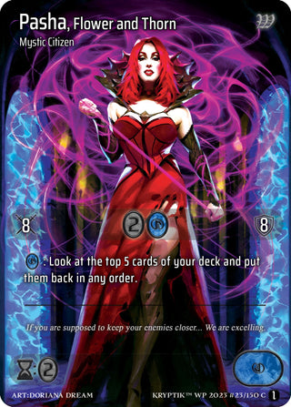 Pasha Flower and Thorn (23) - Kryptik TCG Single