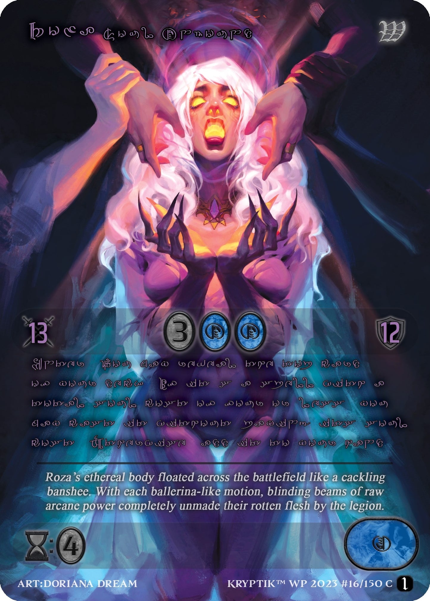 Roza Soul Unbound (Purple Kryptik Language) (16) - Kryptik TCG Single