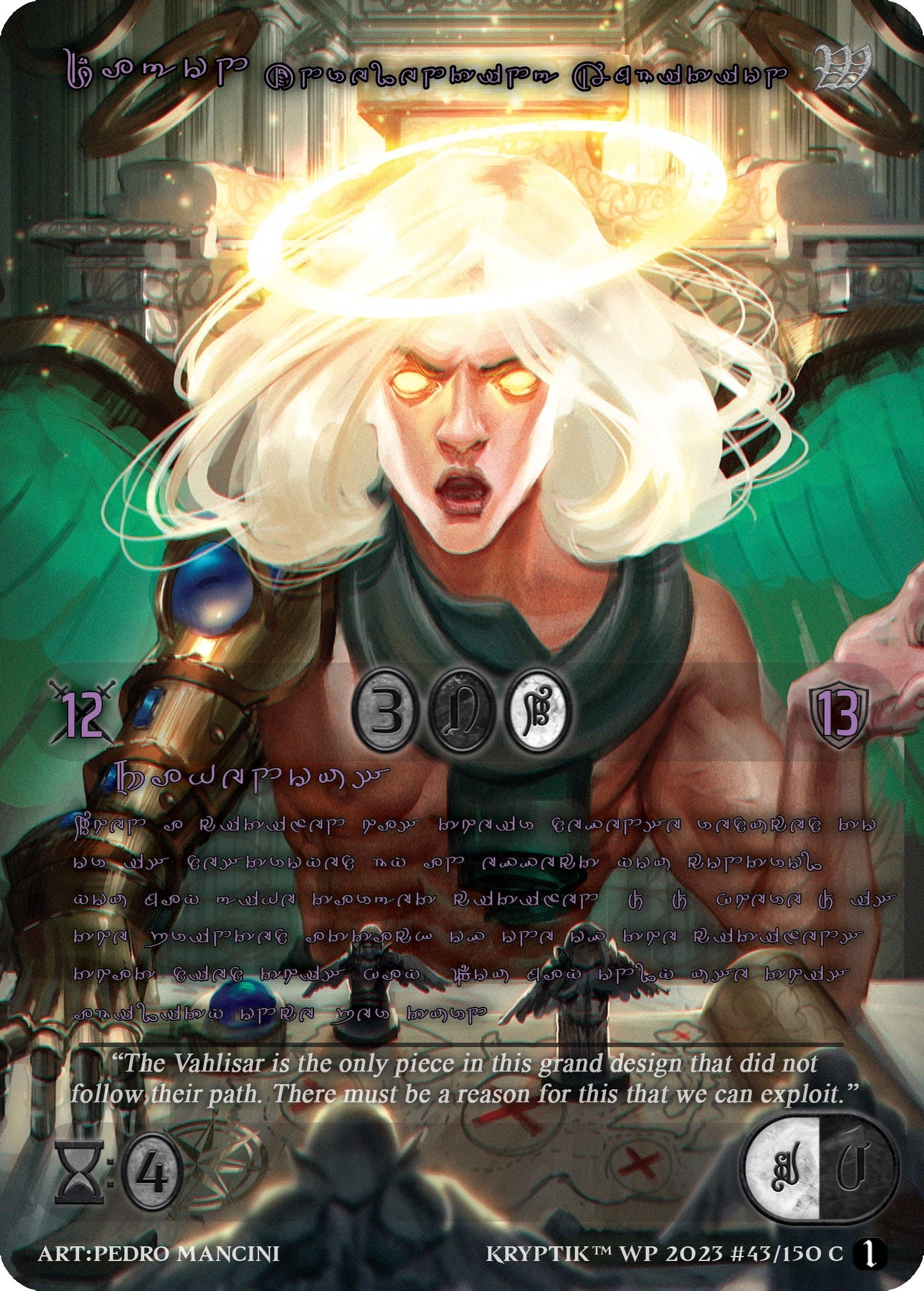 Dagon Unrelenting Ambition (Purple Kryptik Language) (43) - Kryptik TCG Single