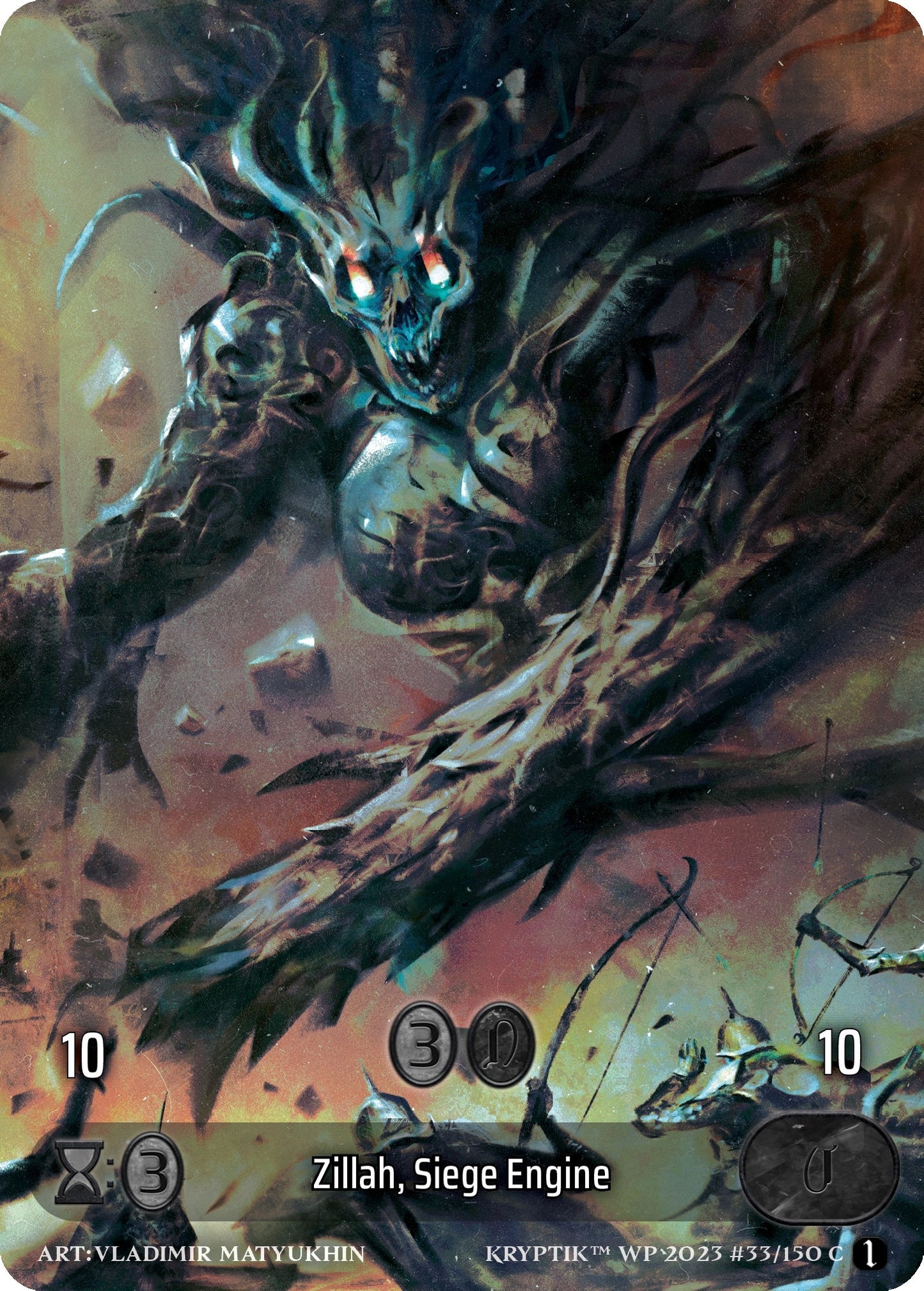 Zillah Siege Engine (Box Topper) (33) - Kryptik TCG Single