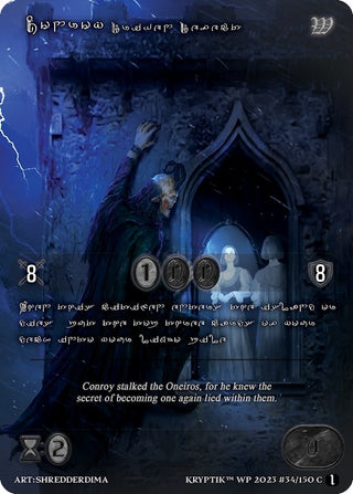 Conroy Driven Defect (Silver Kryptik Language) (34) - Kryptik TCG Single