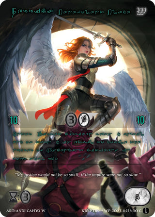 Ferrica Benevolent Blade (Green Kryptik Language) (45) - Kryptik TCG Single
