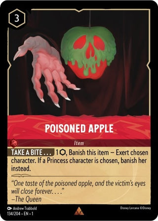 Poisoned Apple (134) (1) - Disney Lorcana Single