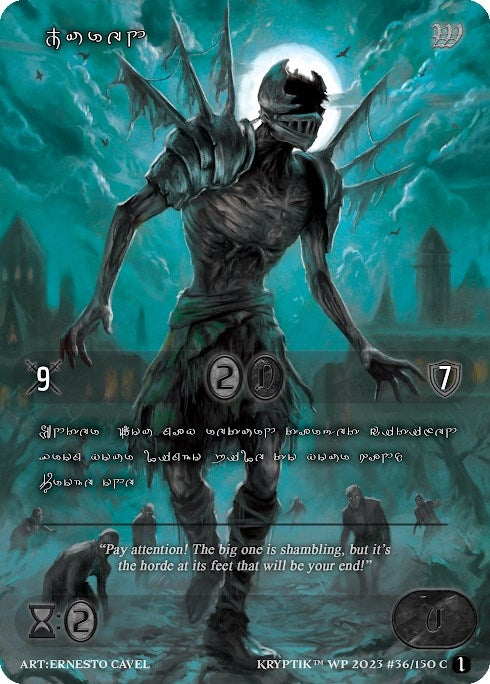 Juren (Silver Kryptik Language) (36) - Kryptik TCG Single