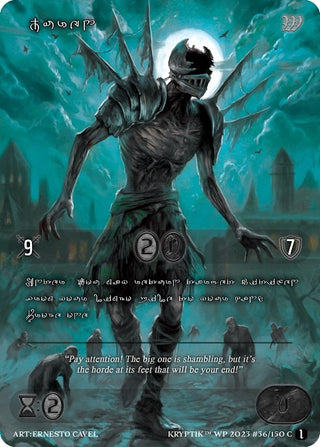 Juren (Silver Kryptik Language) (36) - Kryptik TCG Single