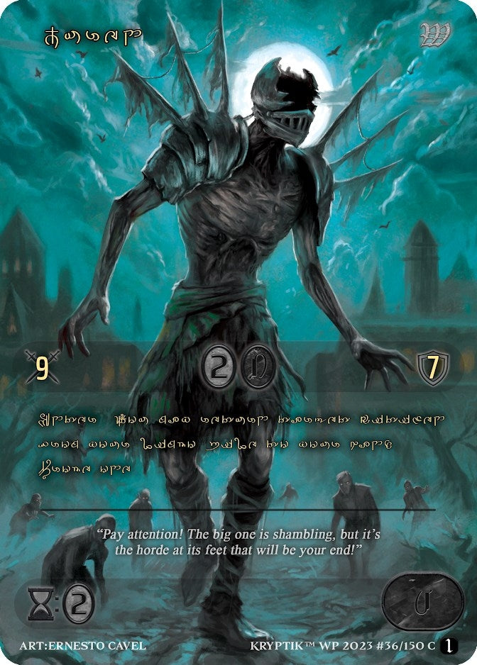Juren (Gold Kryptik Language) (36) - Kryptik TCG Single