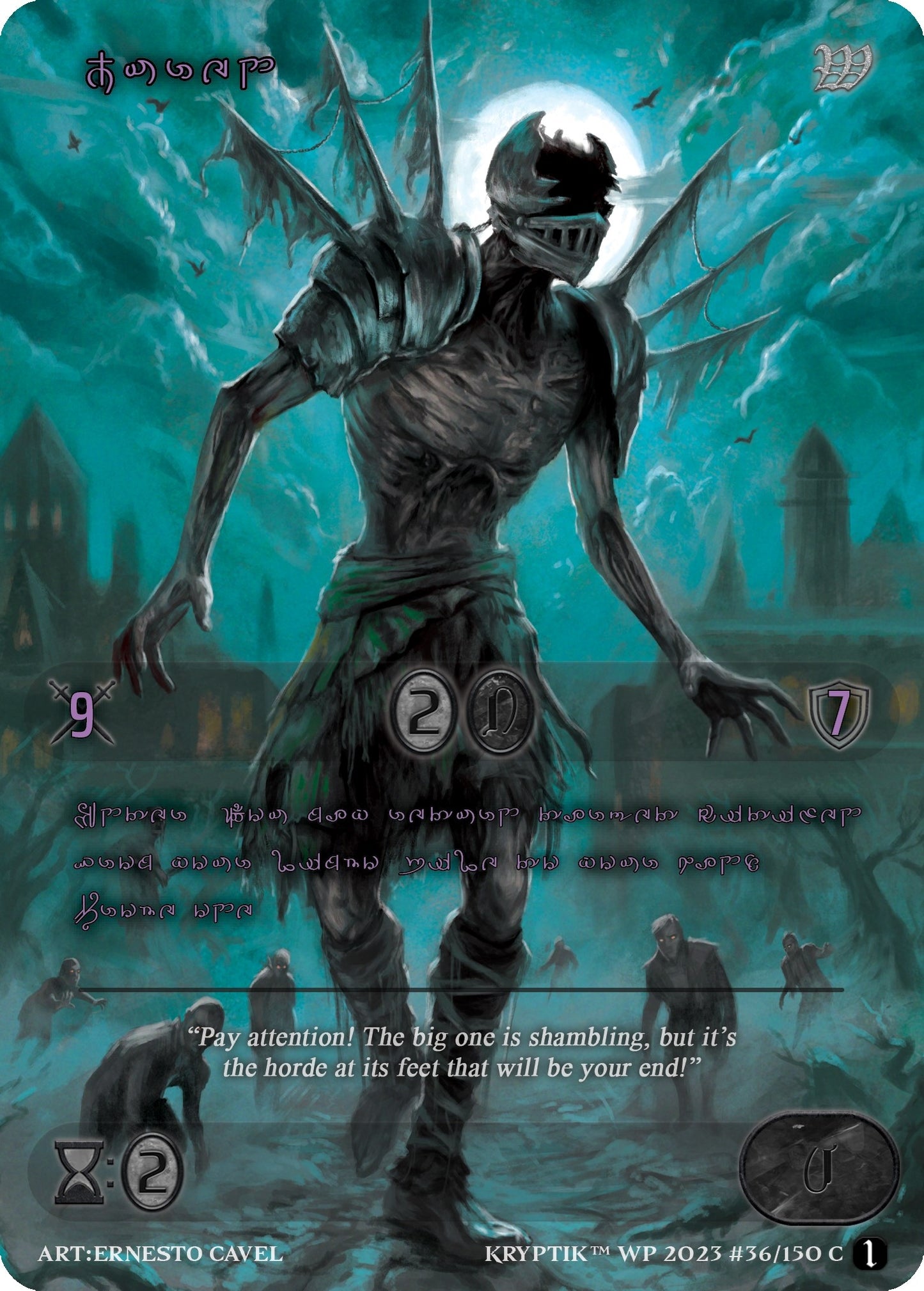 Juren (Purple Kryptik Language) (36) - Kryptik TCG Single