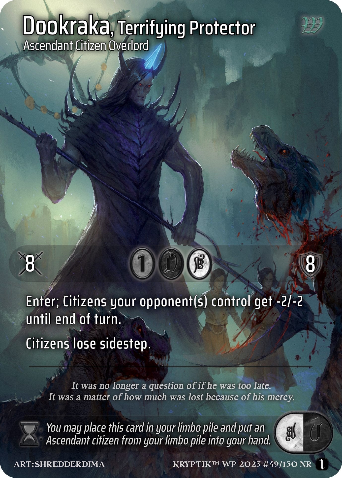 Dookraka Terrifying Protector (49) - Kryptik TCG Single