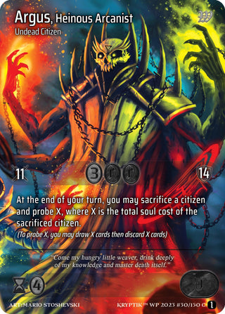 Argus Heinous Arcanist (30) - Kryptik TCG Single