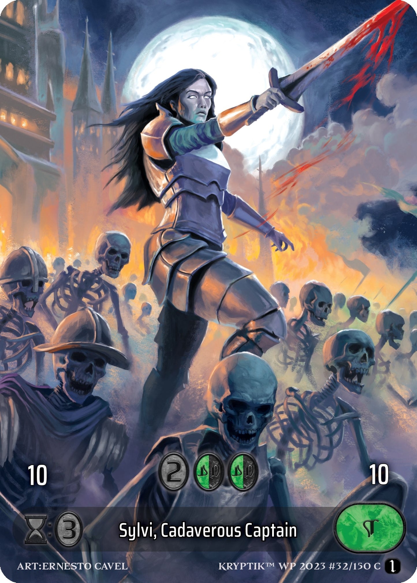 Sylvi Cadaverous Captain (Box Topper) (32) - Kryptik TCG Single