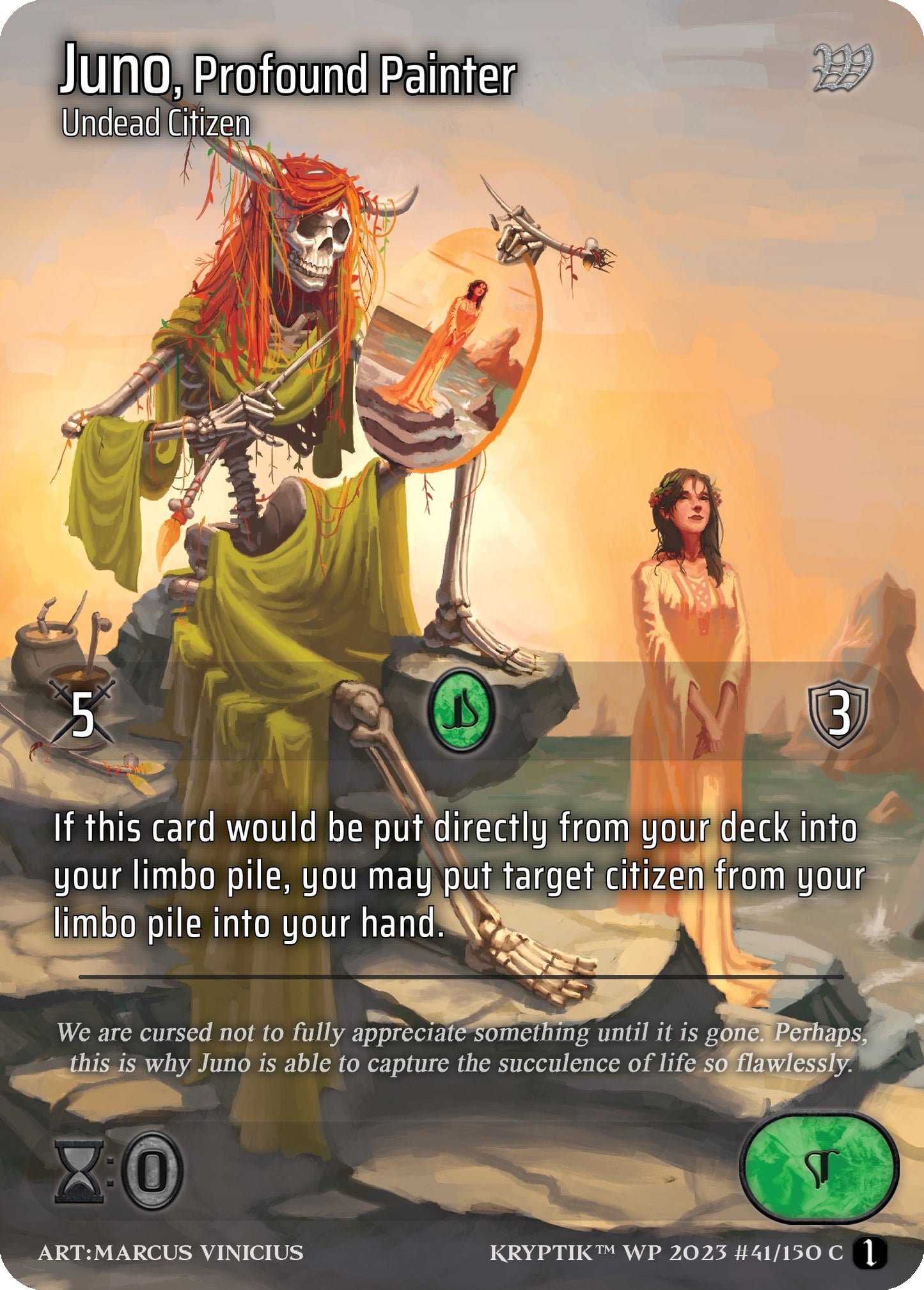 Juno Profound Painter (41) - Kryptik TCG Single