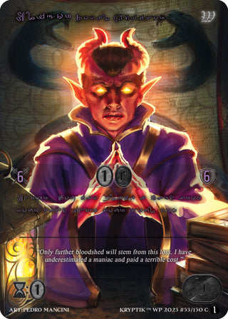 Eligor Royal Advisor (Purple Kryptik Language) (53) - Kryptik TCG Single