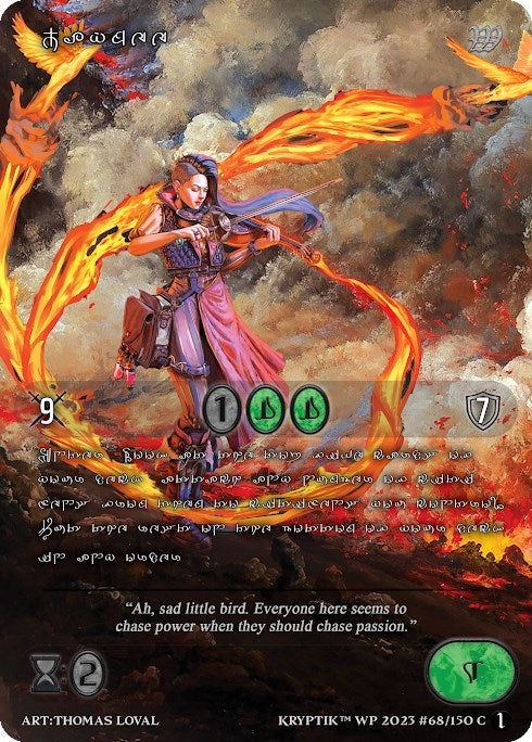 Jaymee (Silver Kryptik Language) (68) - Kryptik TCG Single