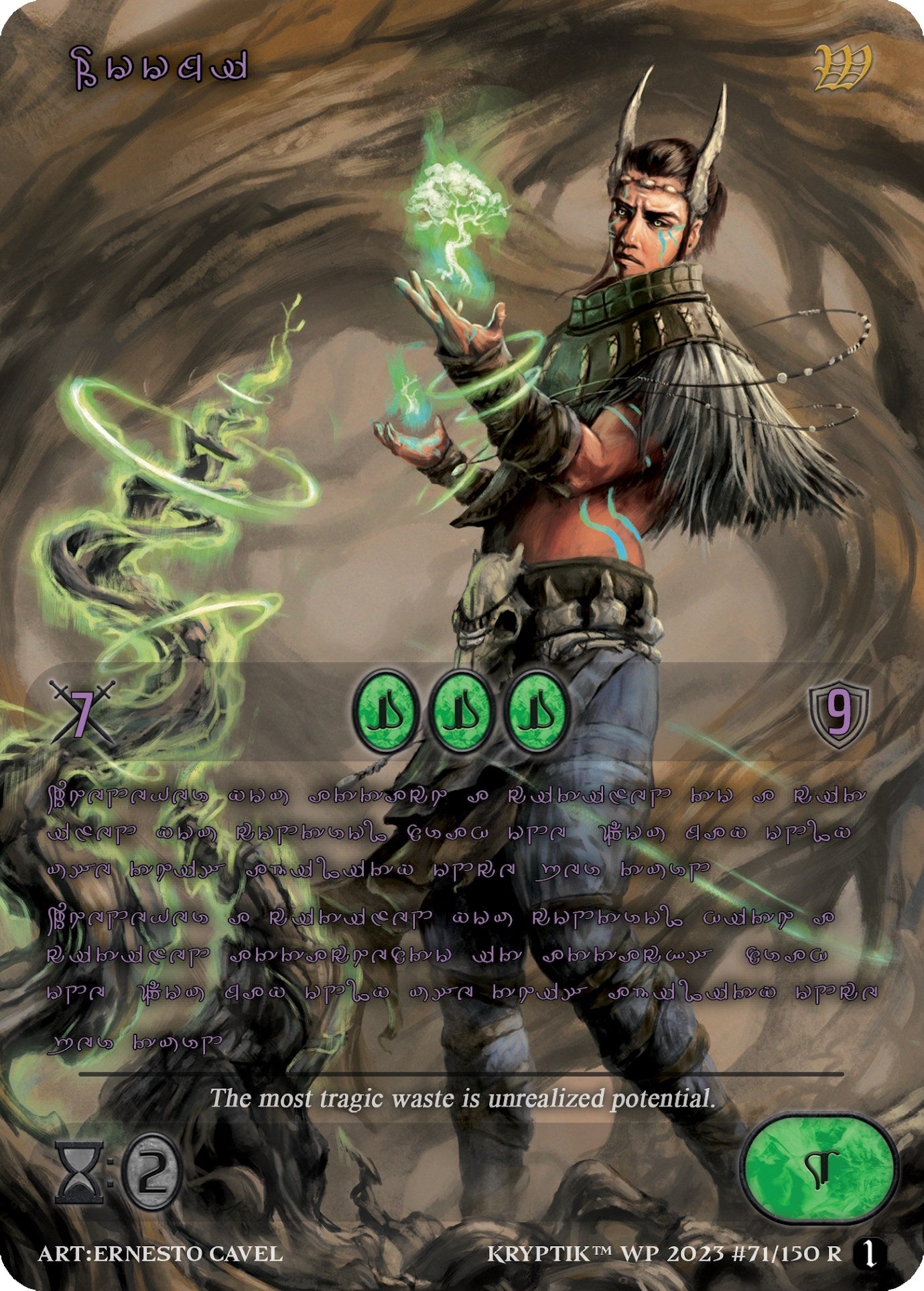 Loomi (Purple Kryptik Language) (71) - Kryptik TCG Single