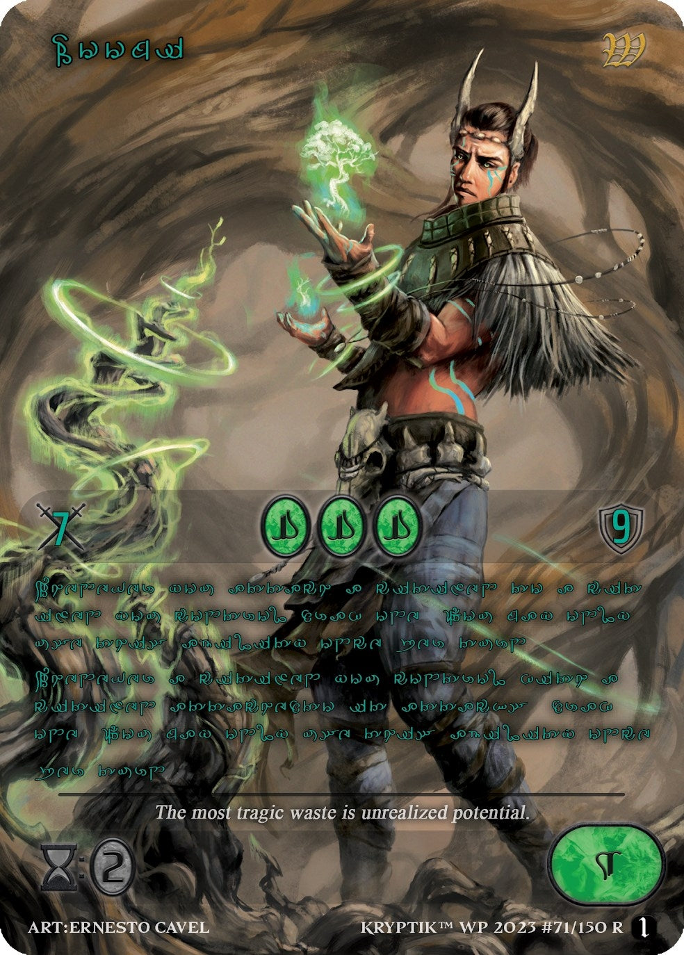 Loomi (Green Kryptik Language) (71) - Kryptik TCG Single