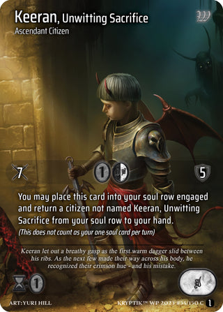 Keeran Unwitting Sacrifice (54) - Kryptik TCG Single