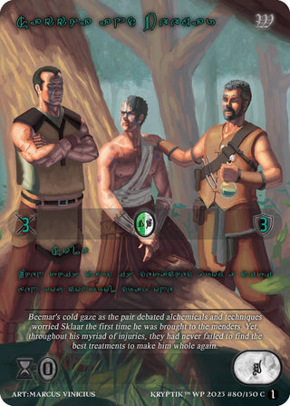 Saccha & Beemar (Green Kryptik Language) (80) - Kryptik TCG Single