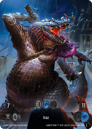 Iraz (Box Topper) (86) - Kryptik TCG Single