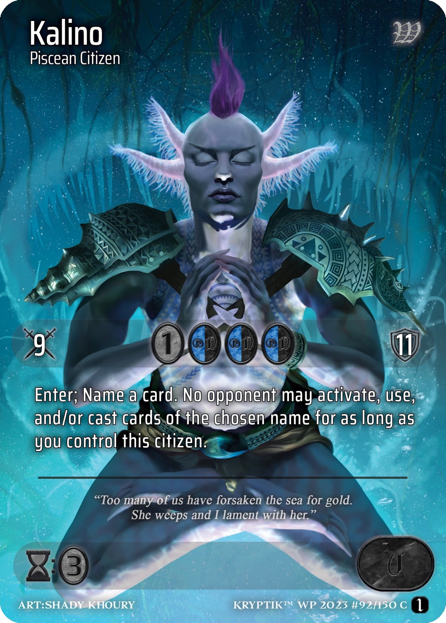 Kalino (92) - Kryptik TCG Single