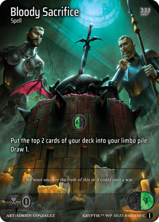 Bloody Sacrifice (115) - Kryptik TCG Single