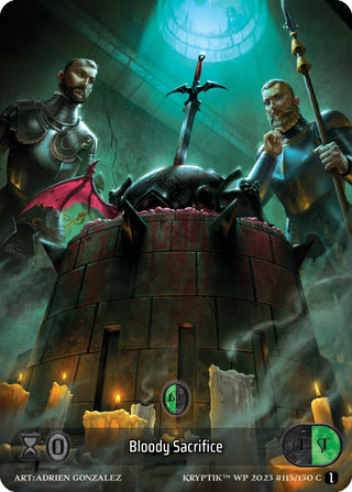Bloody Sacrifice (Box Topper) (115) - Kryptik TCG Single