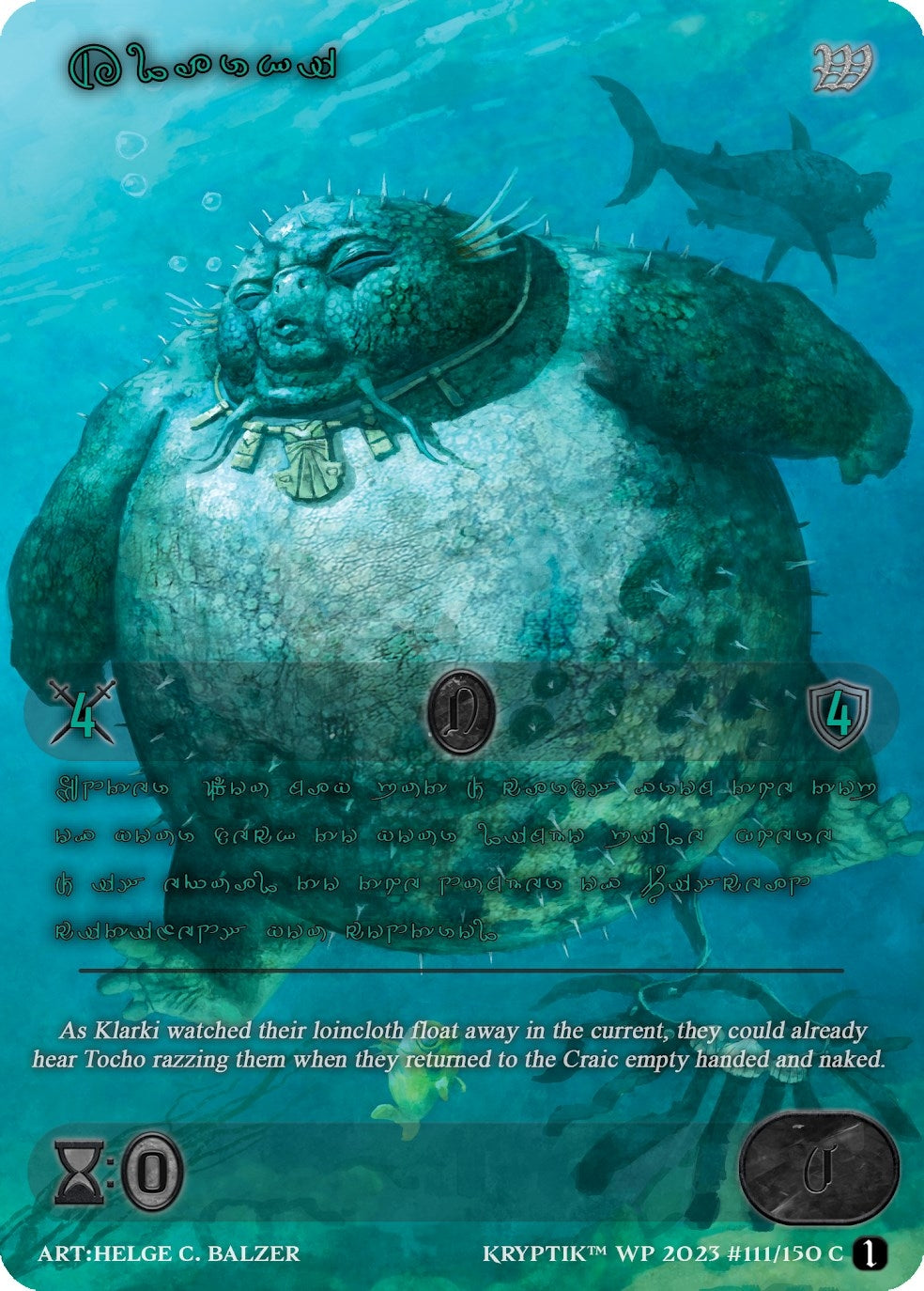 Klarki (Green Kryptik Language) (111) - Kryptik TCG Single