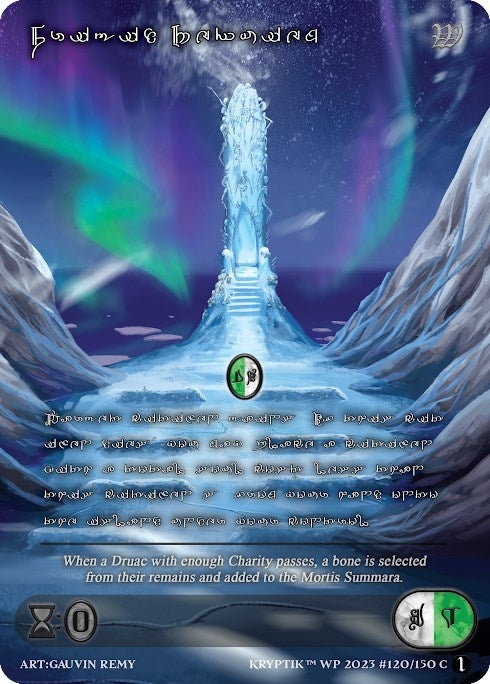 Frigid Requiem (Silver Kryptik Language) (120) - Kryptik TCG Single