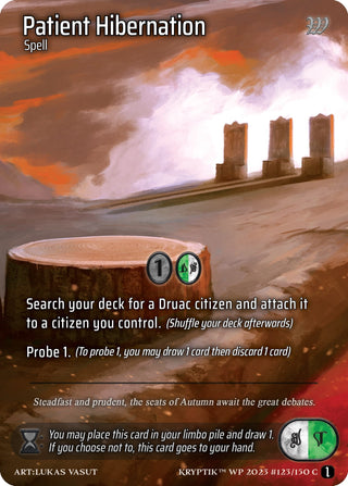 Patient Hibernation (123) - Kryptik TCG Single