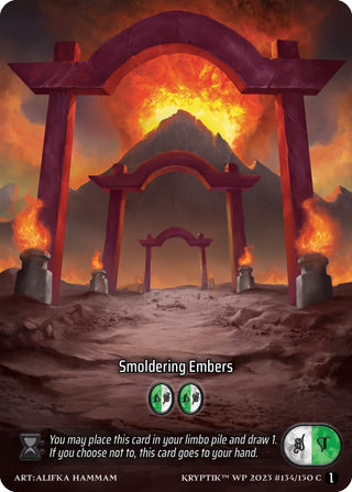 Smoldering Embers (Box Topper) (134) - Kryptik TCG Single