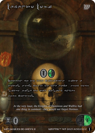 Memento Mori (Silver Kryptik Language) (130) - Kryptik TCG Single