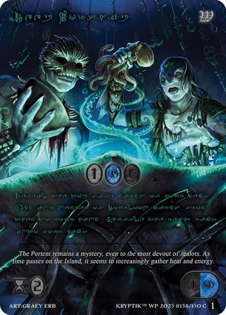 Deep Worship (Green Kryptik Language) (138) - Kryptik TCG Single