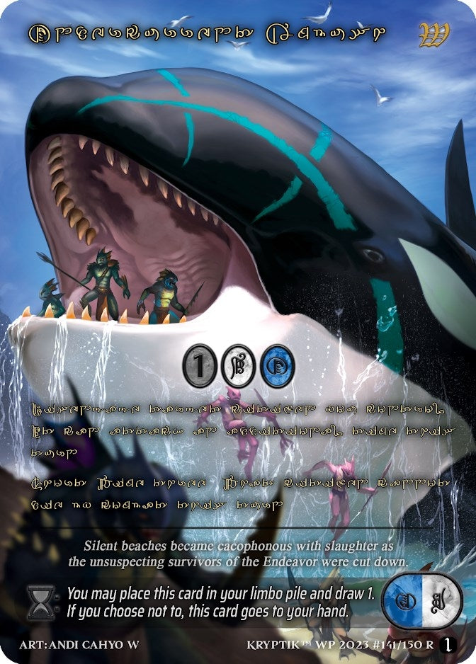 Undercurrent Ambush (Gold Kryptik Language) (141) - Kryptik TCG Single