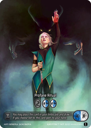 Profane Ritual (Box Topper) (144) - Kryptik TCG Single