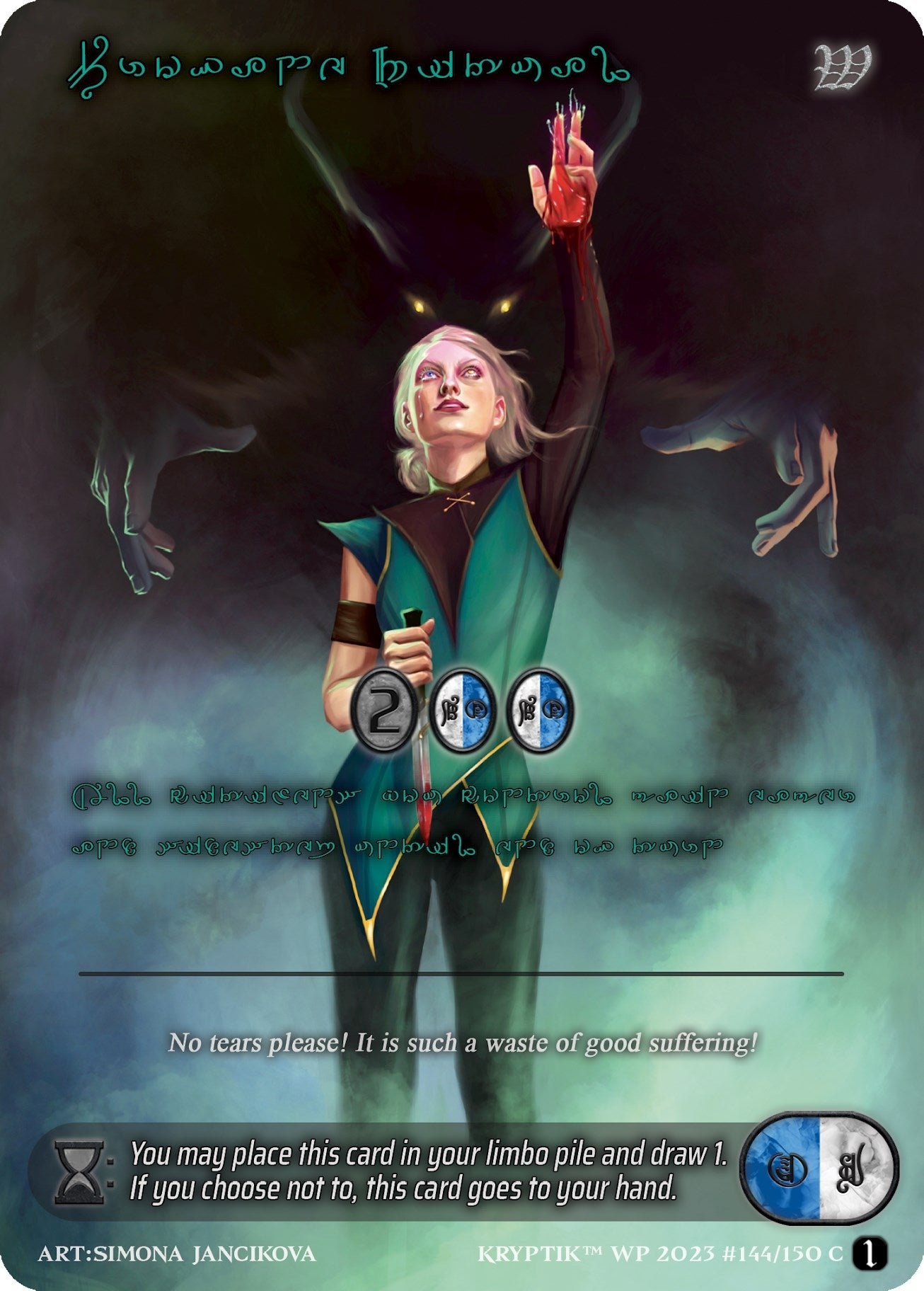 Profane Ritual (Green Kryptik Language) (144) - Kryptik TCG Single