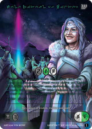 Yule Ritual of Winter (Green Kryptik Language) (146) - Kryptik TCG Single