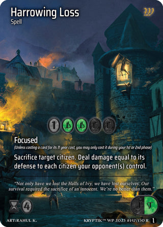 Harrowing Loss (147) - Kryptik TCG Single