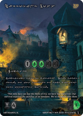 Harrowing Loss (Silver Kryptik Language) (147) - Kryptik TCG Single