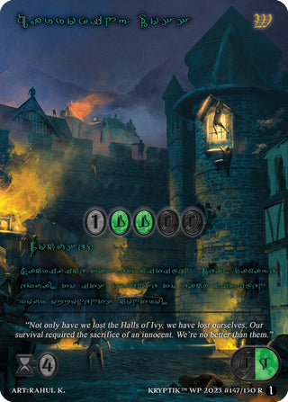 Harrowing Loss (Green Kryptik Language) (147) - Kryptik TCG Single