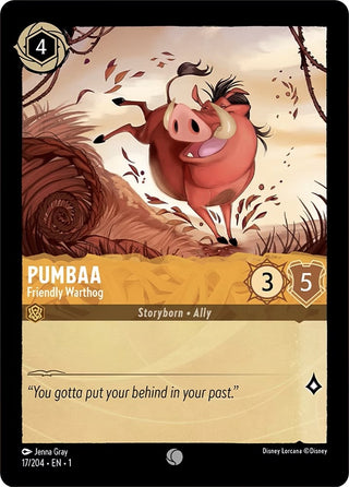 Pumbaa - Friendly Warthog (17) (1) - Disney Lorcana Single