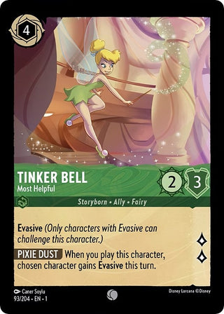 Tinker Bell - Most Helpful (93) (1) - Disney Lorcana Single