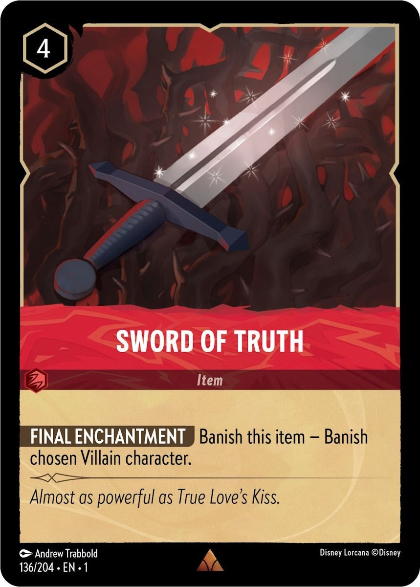 Sword of Truth (136) (1) - Disney Lorcana Single