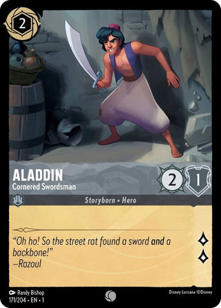 Aladdin - Cornered Swordsman (171) (1) - Disney Lorcana Single