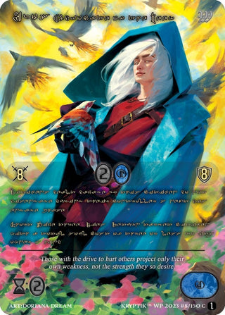 Eros Advocate of the Meek (Gold Kryptik Language) (8) - Kryptik TCG Single