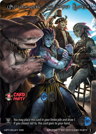 Card Party Unified by the Code - Kryptik TCG Single