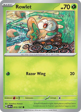 Rowlet (013/197) (SV03: Obsidian Flames)